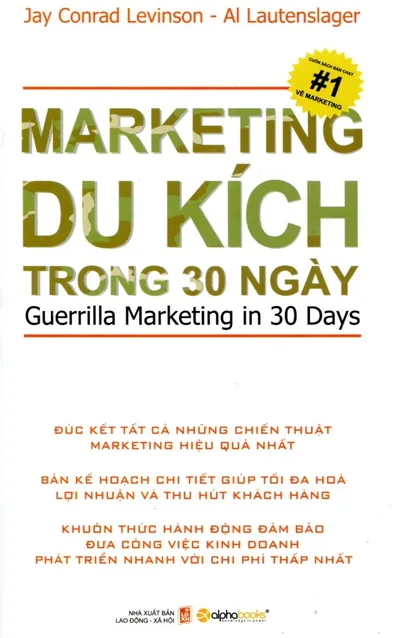 Bìa sách Marketing Du Kích Trong 30 Ngày - Jay Conrad Levinson