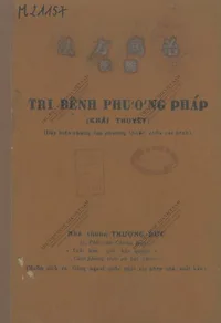Bìa sách Trị Bệnh Phương Pháp (Khái Thuyết)