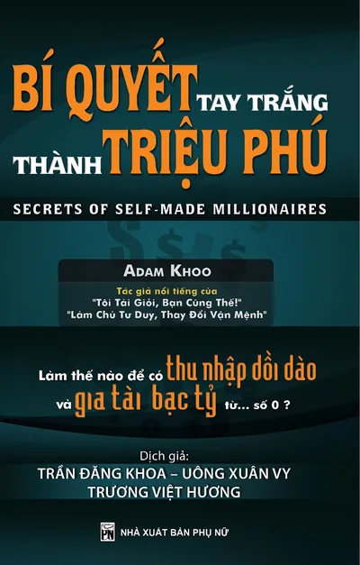 Bìa sách Bí Quyết Tay Trắng Trở Thành Triệu Phú