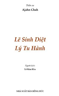 Bìa sách Lẽ Sinh Diệt Lý Tu Hành