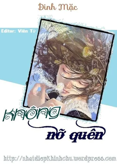 Bìa sách Không Nỡ Quên