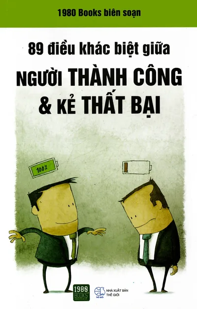 Bìa sách 89 Điều Khác Biệt Giữa Người Thành Công và Kẻ Thất Bại - 1980 Books