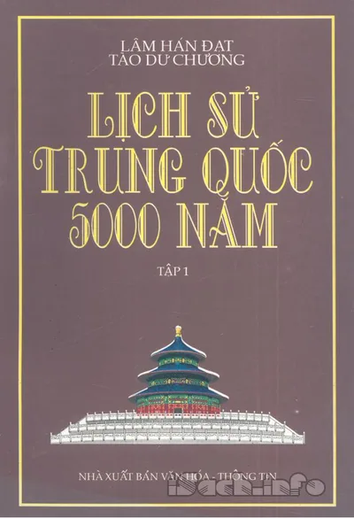 Bìa sách Lịch Sử Trung Quốc 5000 Năm Tập 1